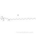 1-Oktadekanaminyum, N, N-dimetil-N- [3- (trimetoksisilil) propil] -, klorür (1: 1) CAS 27668-52-6